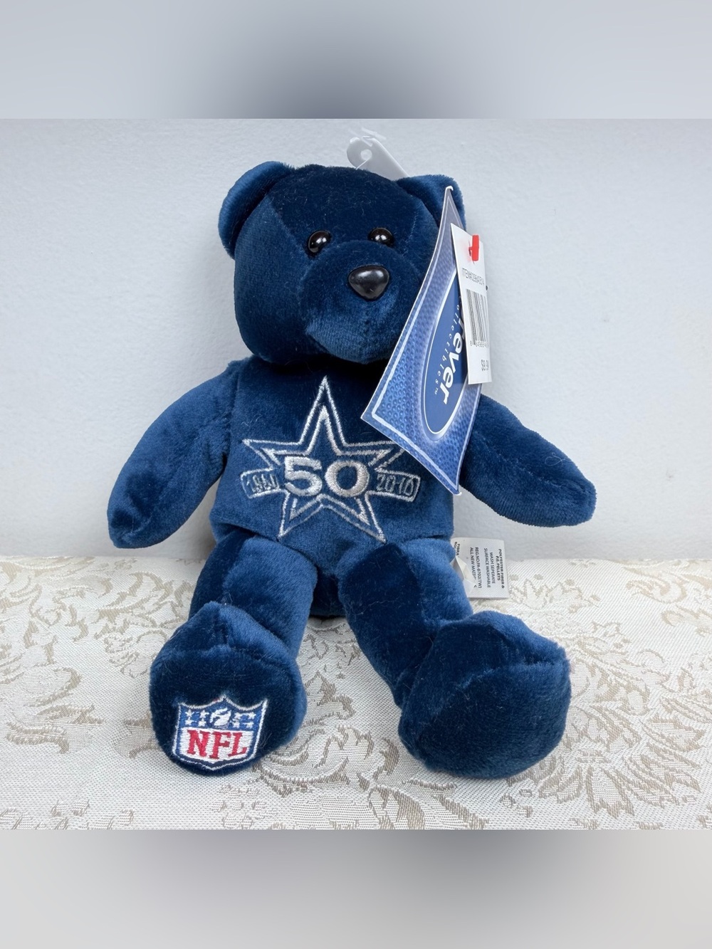 Forever Collectibles Navy Blue NFL 50th Anniversary Plush Bear